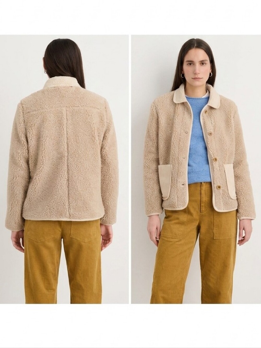 Alex Mill Evening Sherpa Women's Jacket Size M